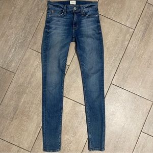 HUDSON Nico Midrise Super Skinny Jeans Women’s Size 24 Blue